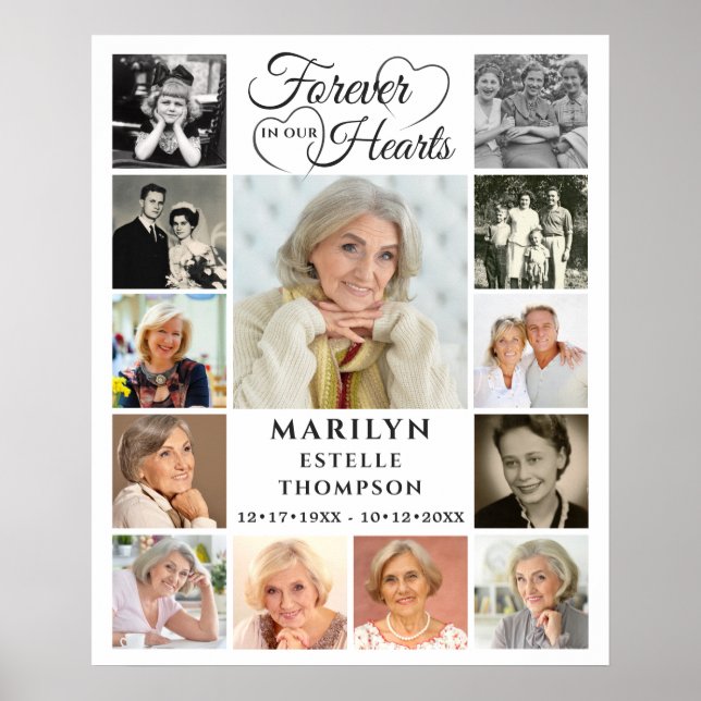 Póster Monumento conmemorativo para siempre en nuestro co (Frente)