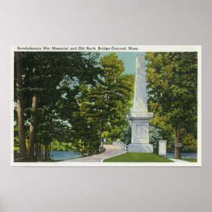 Póster Monumento de guerra revolucionario, puente del