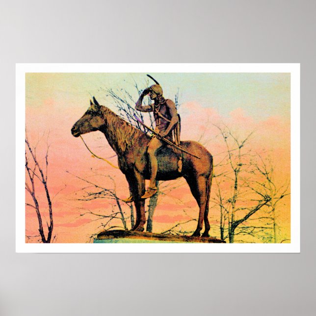 Póster Monumento de la época El Scout, Kansas City MO (Frente)