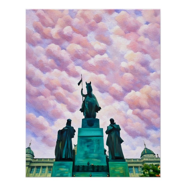 Póster Monumento Majestuoso Contra El Cielo De Las Velas  (Anverso)