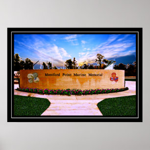 Póster Monumento Marino Nacional de Montford Point