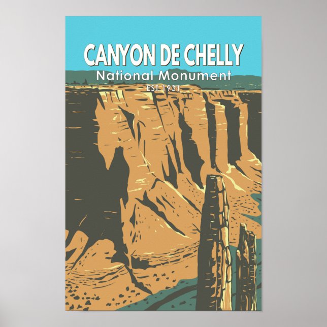 Póster Monumento Nacional Canyon De Chelly (Frente)
