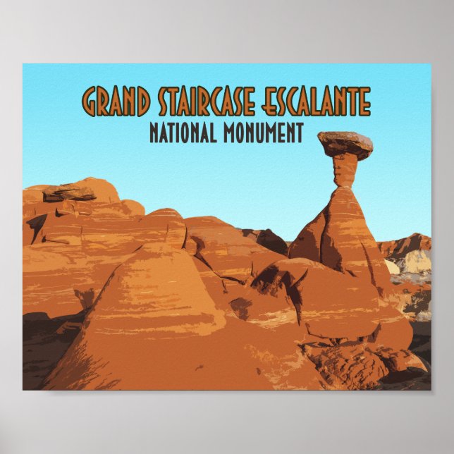 Póster Monumento nacional de Escalante Grande (Frente)