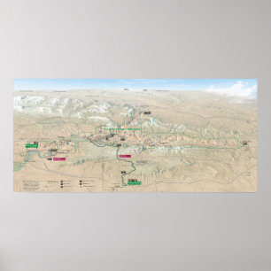 Póster Monumento nacional del dinosaurio