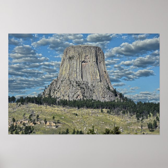 Póster Monumento Nacional Devils Tower, Wyoming (Frente)