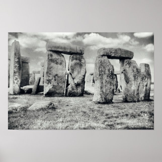 Póster Monumento prehistórico de Stonehenge (Frente)