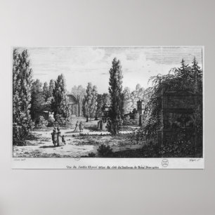 Póster Monumentos Francais, París del DES de Musee