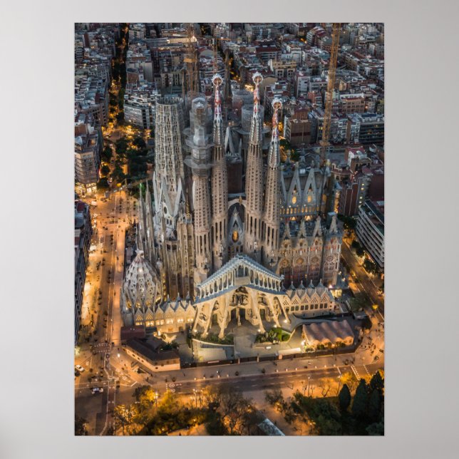 Póster Monumentos | La Sagrada Familia (Frente)