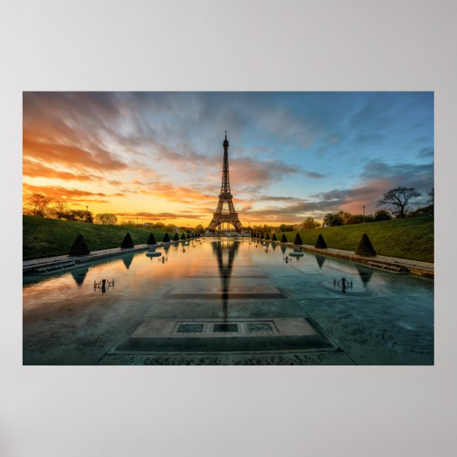 Póster Monumentos | Torre Eiffel (Frente)