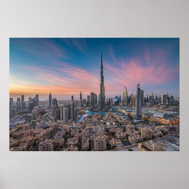 Póster Monuments | Dubai Cityscape (Frente)