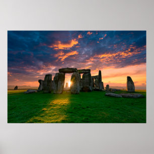 Póster Monuments   Stonhenge, England