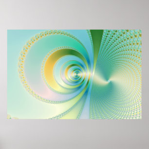 Póster Monzón - Poster fractal