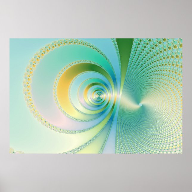 Póster Monzón - Poster fractal (Frente)