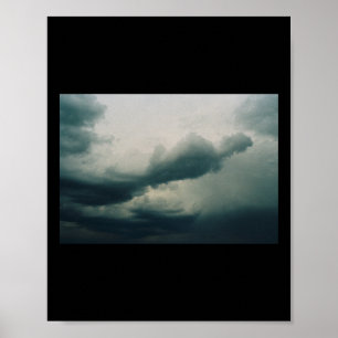 Póster Moody Clouds Sky Pegatina
