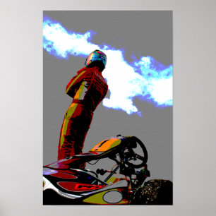 Póster Moody Karting Poster