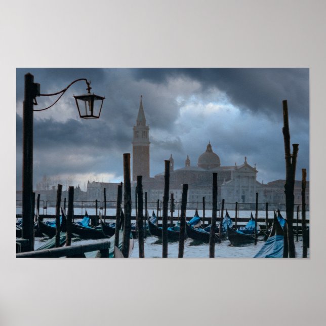Póster Moody Sky en Venecia, Italia (Frente)