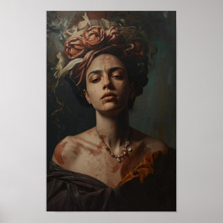 Póster Moody Surreal Oil Painting/Ethereal Abstract Dream