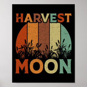 Póster Moon de cosecha vintage