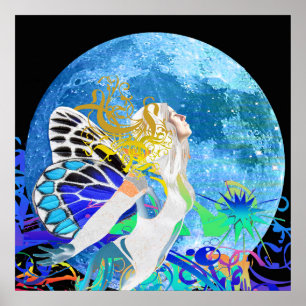 Póster Moon Fairy Poster