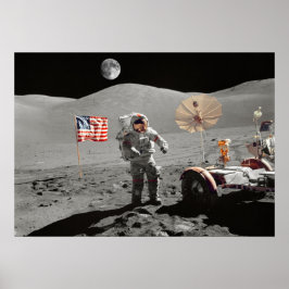 Póster Moon Landing or is it?