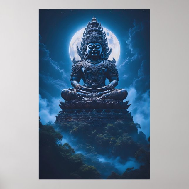 Póster Moon of the Silent Guardian (Frente)