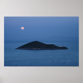 Póster Moon Over Agia Kyriaki