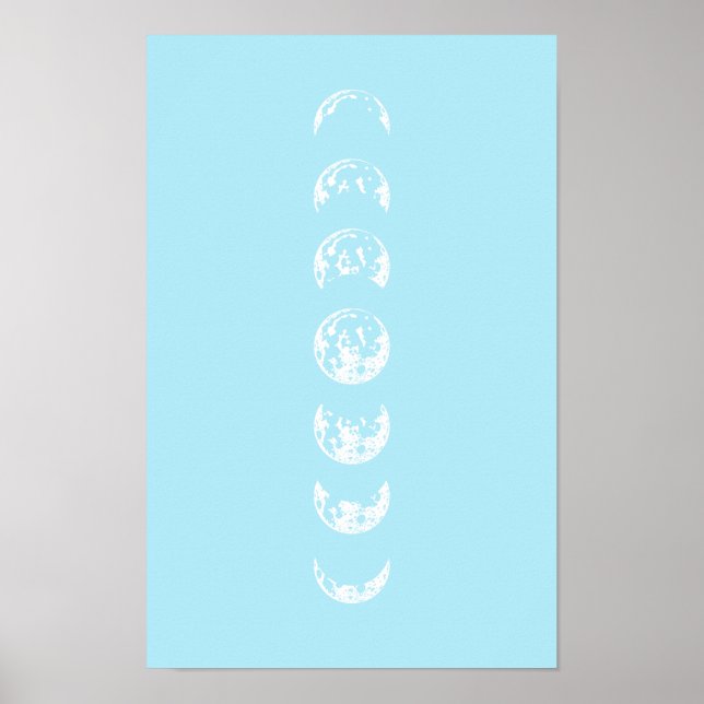 Póster Moon Phases Wall Art (Frente)