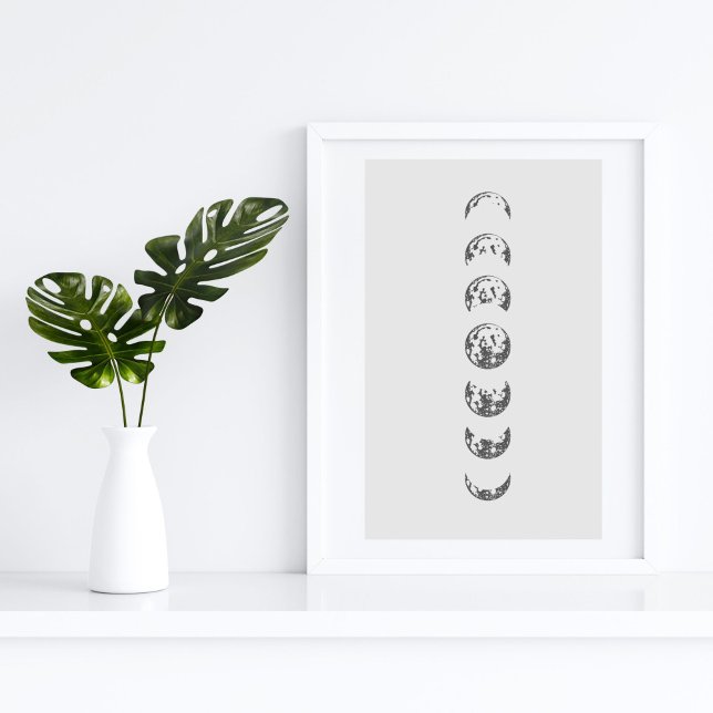 Póster Moon Phases Wall Art (Subido por el creador)