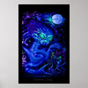 Póster Moon Serpent