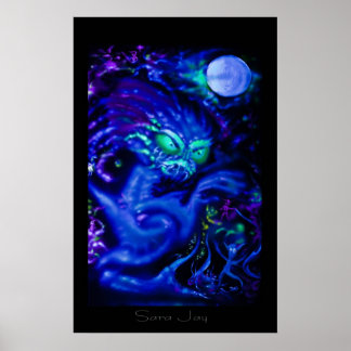 Póster Moon Serpent