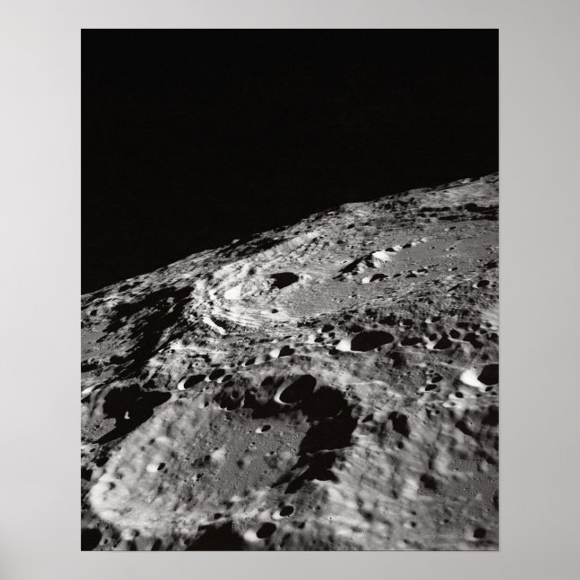 Póster Moon Surface and Horizon (Frente)