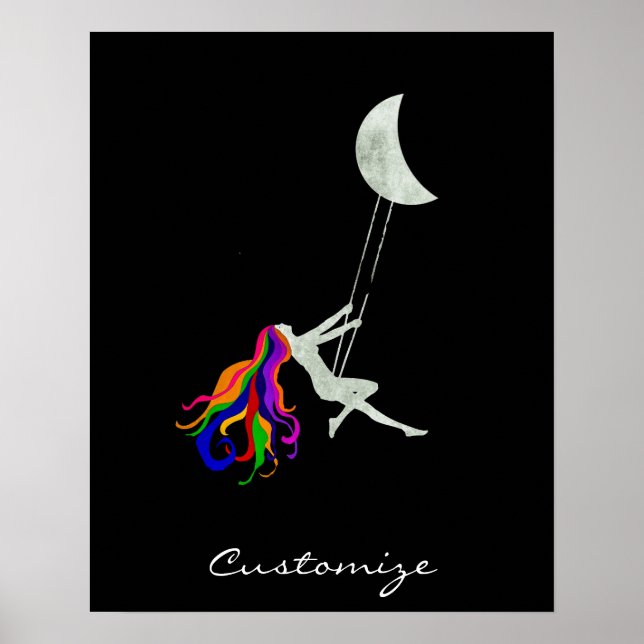 Póster Moon Swinging Redhead Thunder_Cove (Frente)
