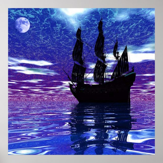 Póster Moon Voyager (Frente)