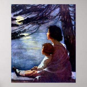 Póster "Moonbeams" por Jessie Willcox Smith - Print