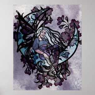 Póster MoonChild Fairy Fairies Moon Child Diosa de la lun