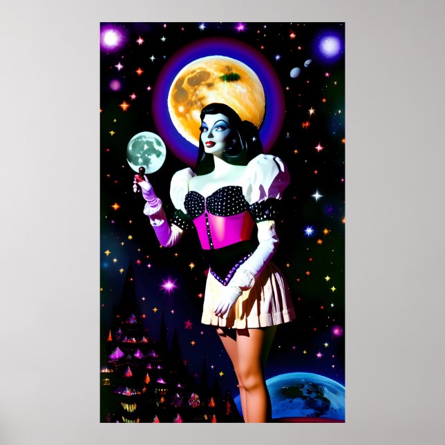 Póster Moongazed - Ken Gage Surreal Art (Frente)