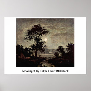 Póster Moonlight De Ralph Albert Blakelock