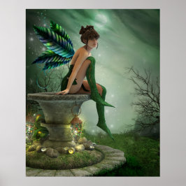Póster Moonlight Fairy Print