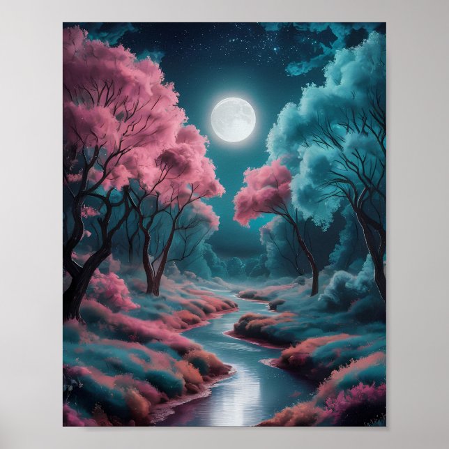Póster Moonlight Meadow (Frente)