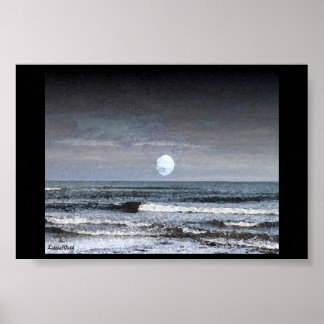 Póster Moonlight Sea