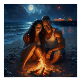 Póster Moonlight Whispers