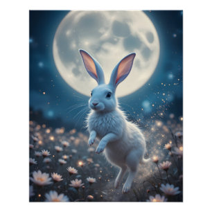 Póster Moonlit Dream Hare