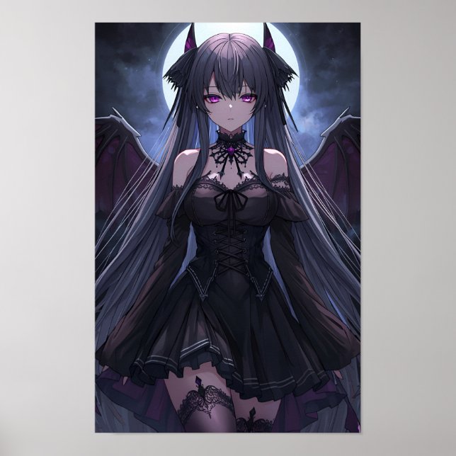 Póster Moonlit Gothic Succubus (Frente)