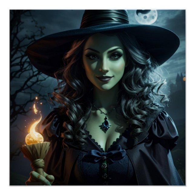 Póster Moonlit Spellcaster (Anverso)