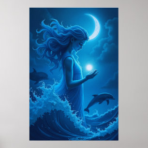 Póster Moonlit Tidekeeper