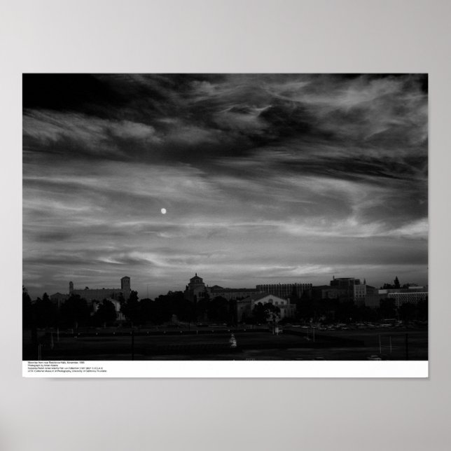 Póster Moonrise from near Residence Halls, noviembre de 1 (Frente)