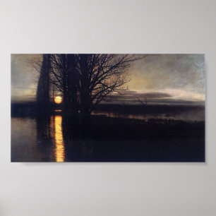 Póster Moonrise - Stanisław Masłowski 1884 - Moon