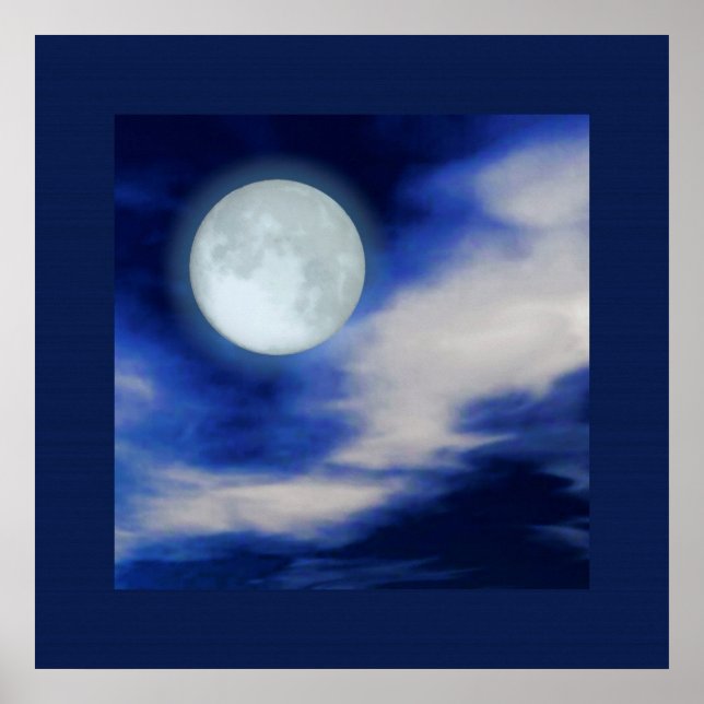 Póster Moonscape print (Frente)