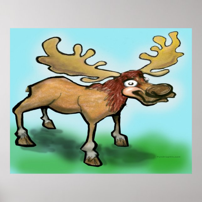 Póster Moose Poster (Frente)