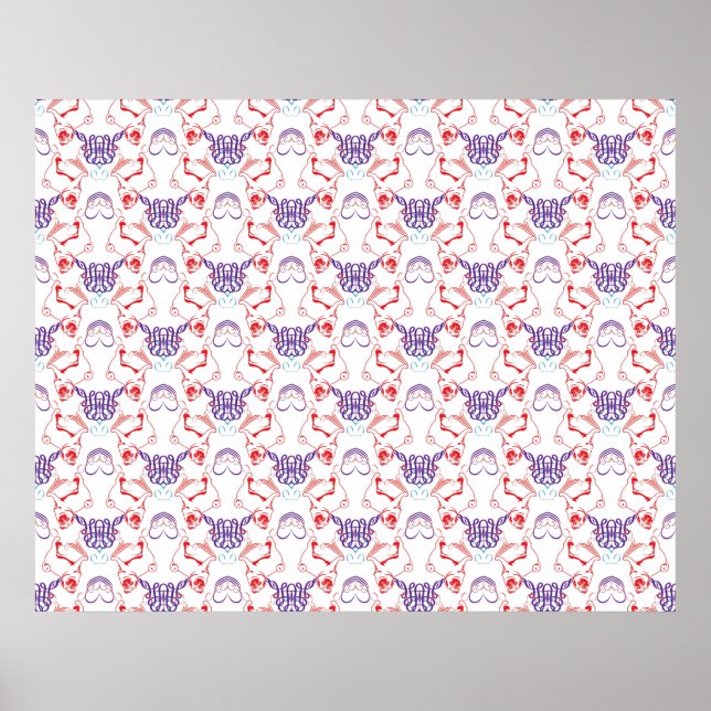Póster Mopsmuster Poster (Frente)